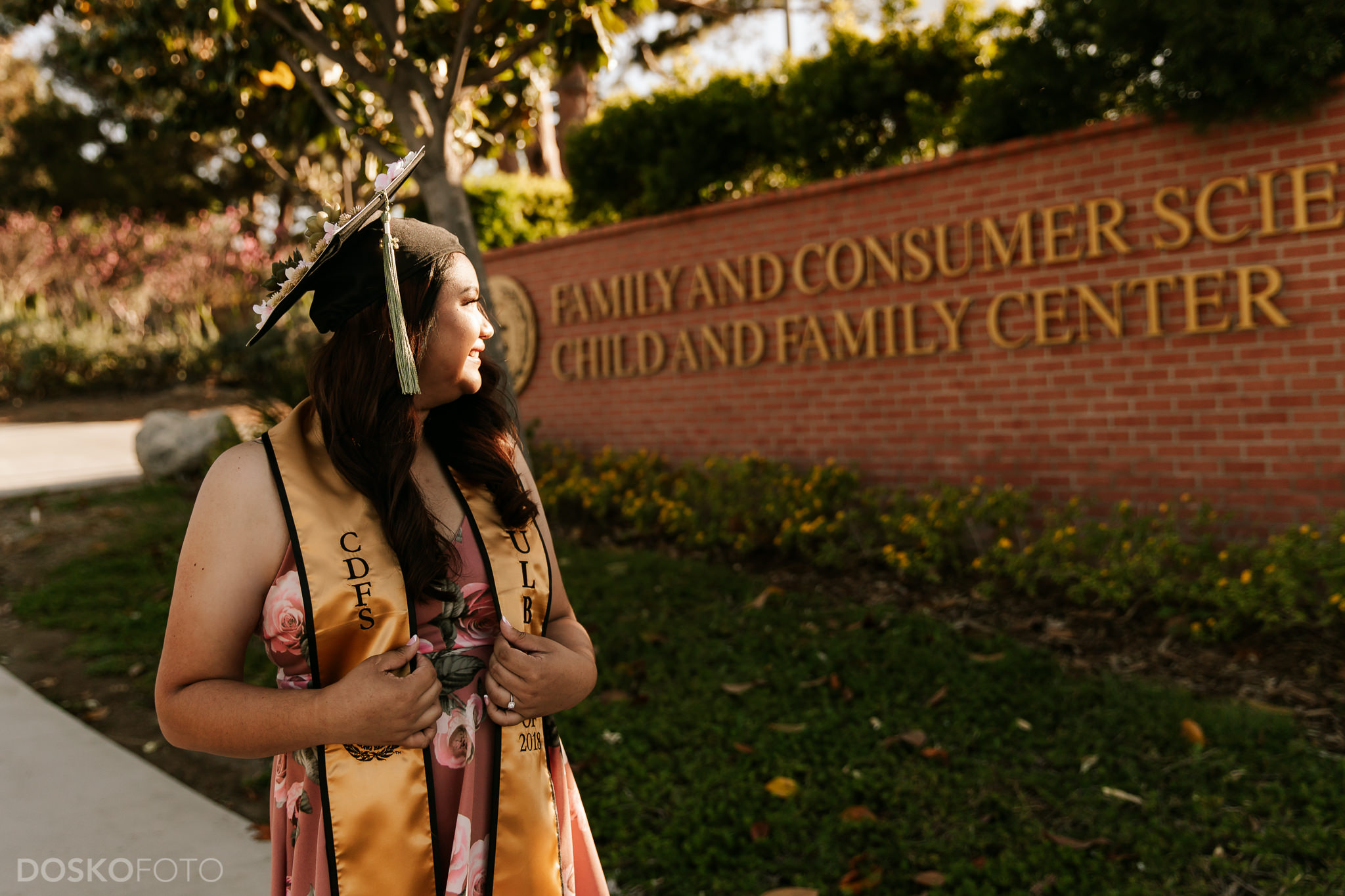 Long Beach Graduate Photography Session at Cal State Long Beach